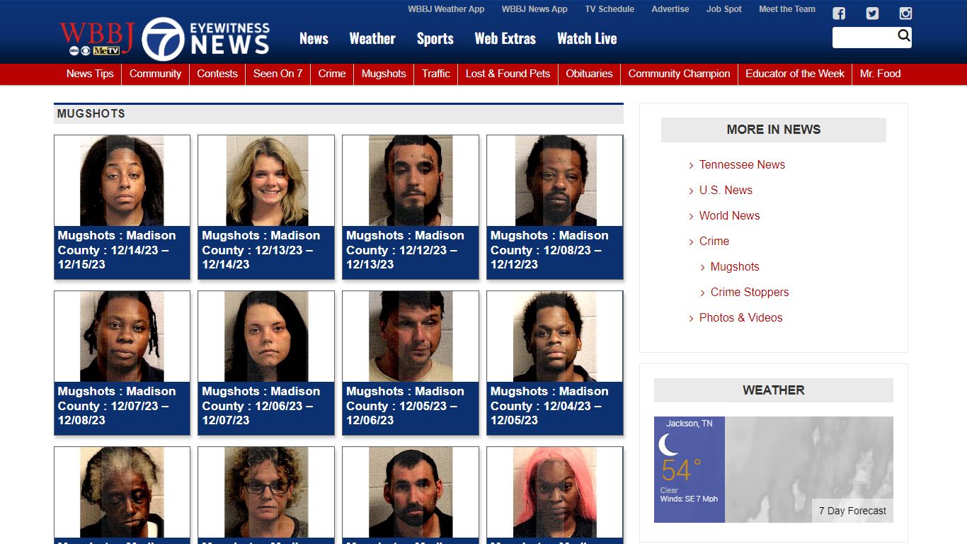Mugshots - WBBJ TV
